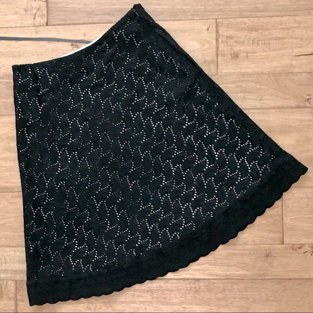 WHBM Black Lace A-line